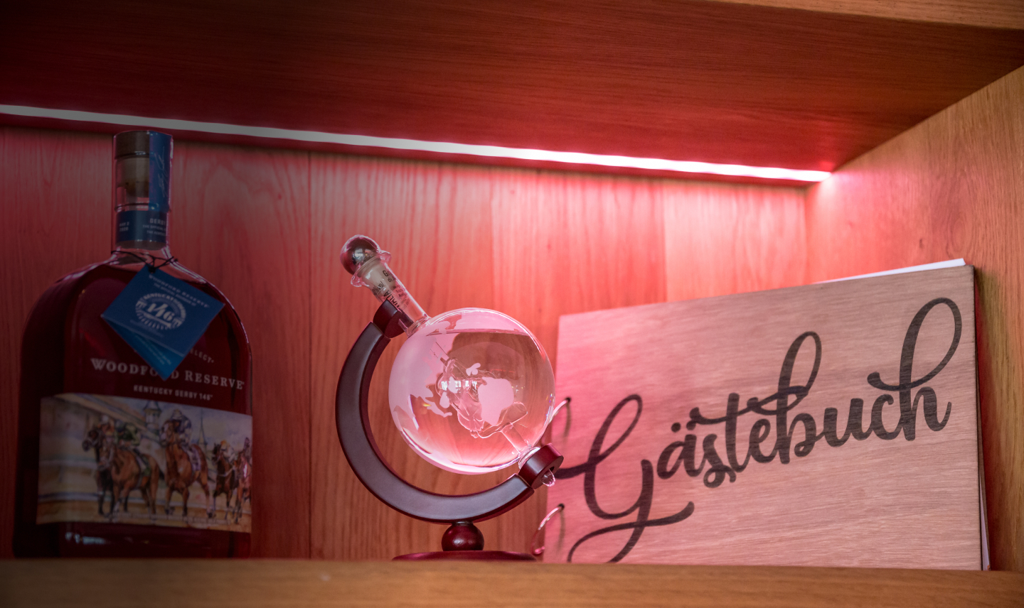 Ein Foto eines Gäsetebuchs