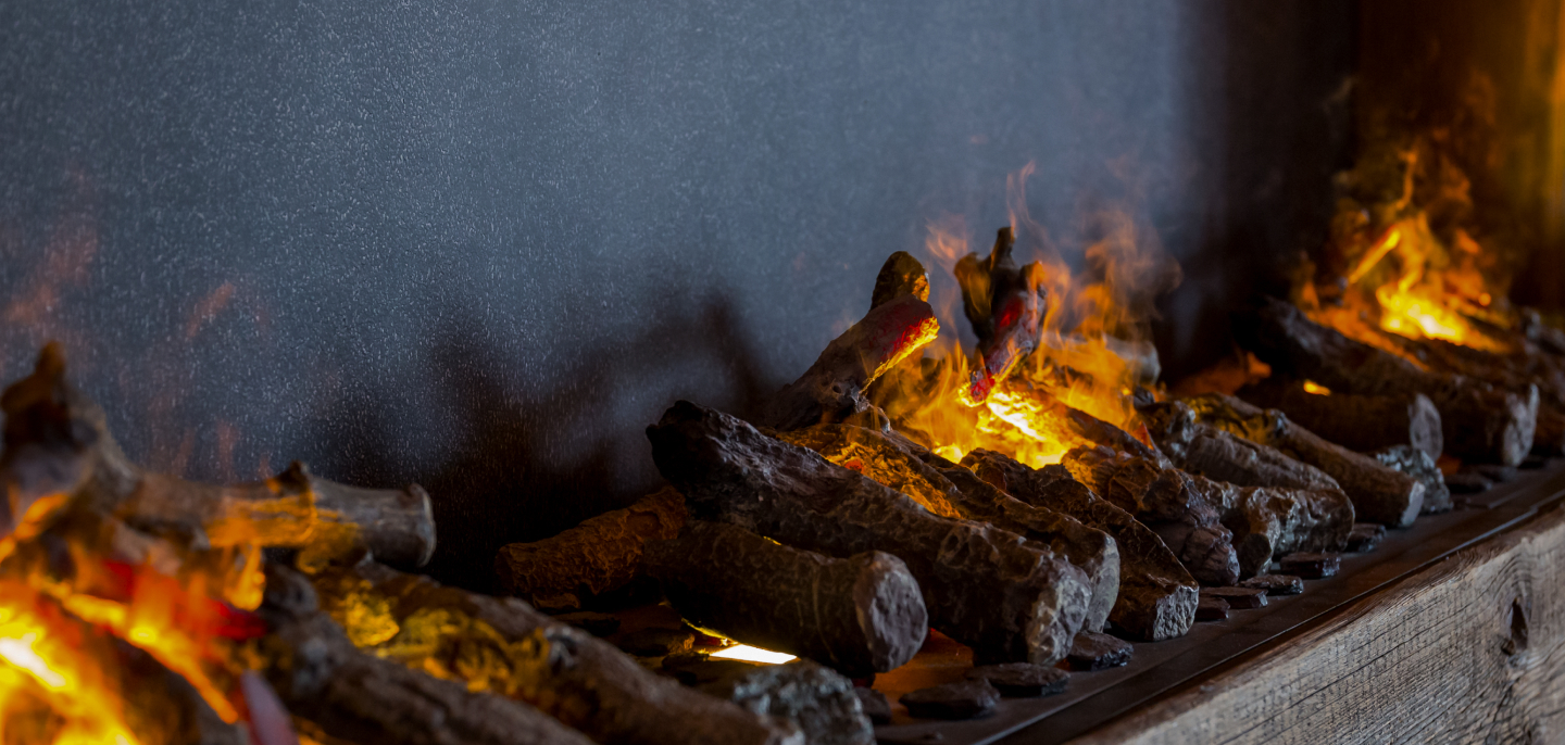 Ein lauschiges Kaminfeuer